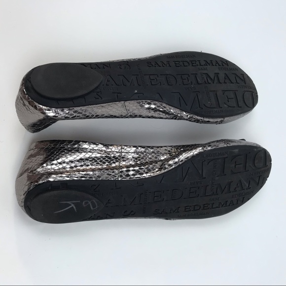 Sam Edelman 11M Caper Pewter Jeweled Snake… - Picture 6 of 8